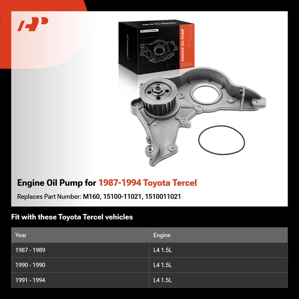 Engine Oil Pump for 1987-1994 Toyota Tercel
