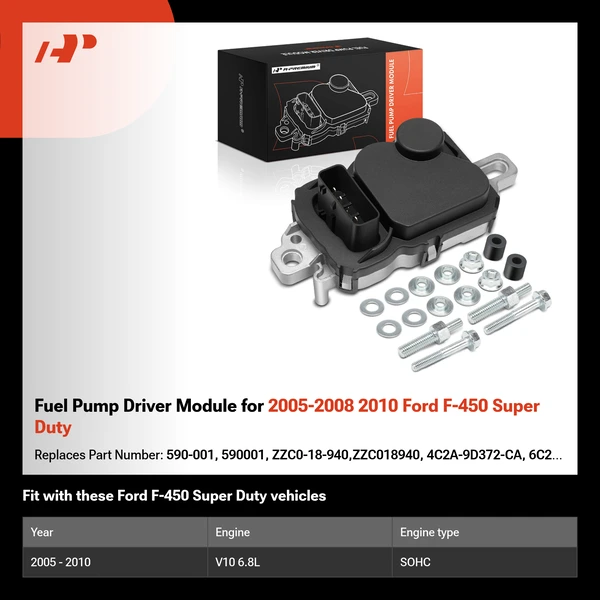 Fuel Pump Driver Module for 2005-2008 2010 Ford F-450 Super Duty
