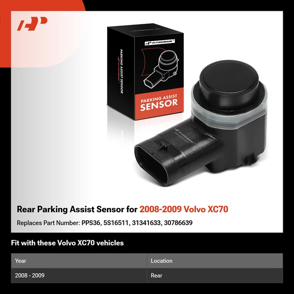 Rear Parking Assist Sensor for 2008-2009 Volvo XC70