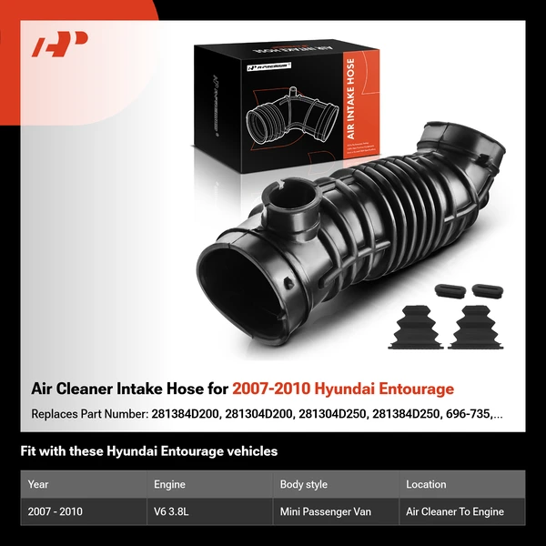 Air Cleaner Intake Hose for 2007-2010 Hyundai Entourage