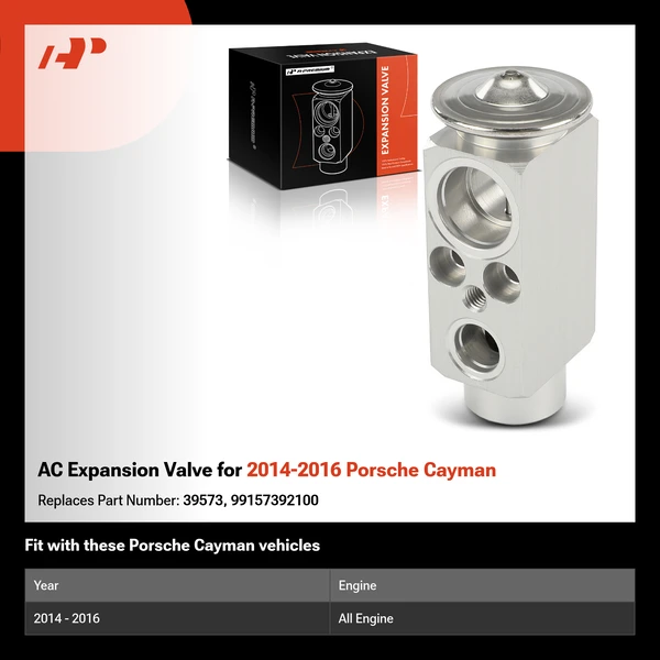 AC Expansion Valve for 2014-2016 Porsche Cayman