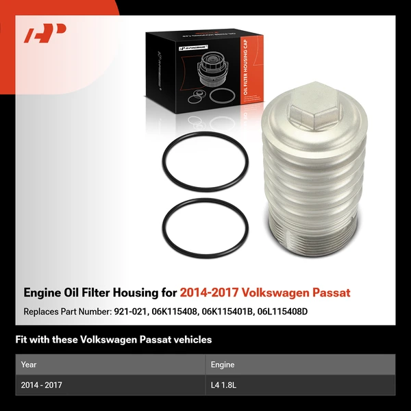 Engine Oil Filter Housing for 2014-2017 Volkswagen Passat