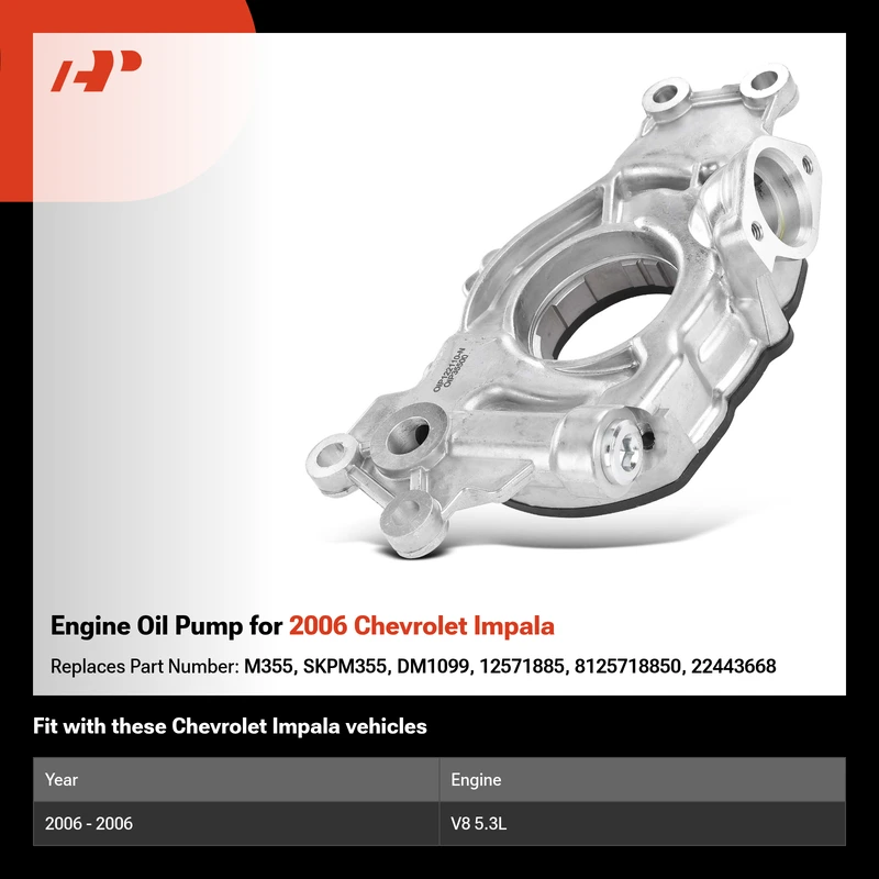 Engine Oil Pump for 2006 Chevrolet Impala