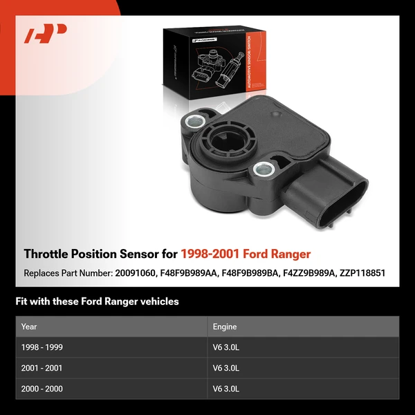 Throttle Position Sensor for 1998-2001 Ford Ranger