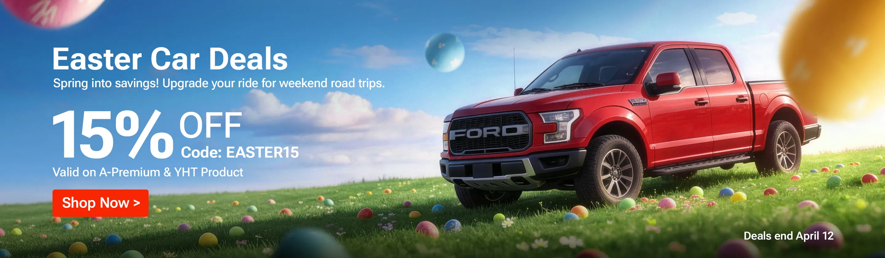 A-Premium Easter Car Deals Up to 15% OFF