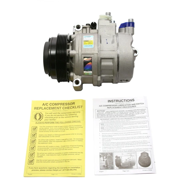A/C Compressor - Delphi CS20084