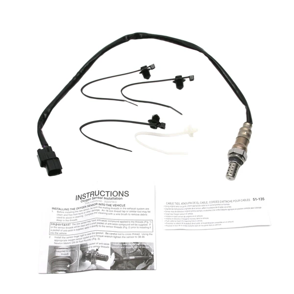 Oxygen Sensor - Rear Left Driver Side - Delphi ES20369