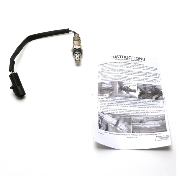 Oxygen Sensor - Rear Side - Delphi ES20318