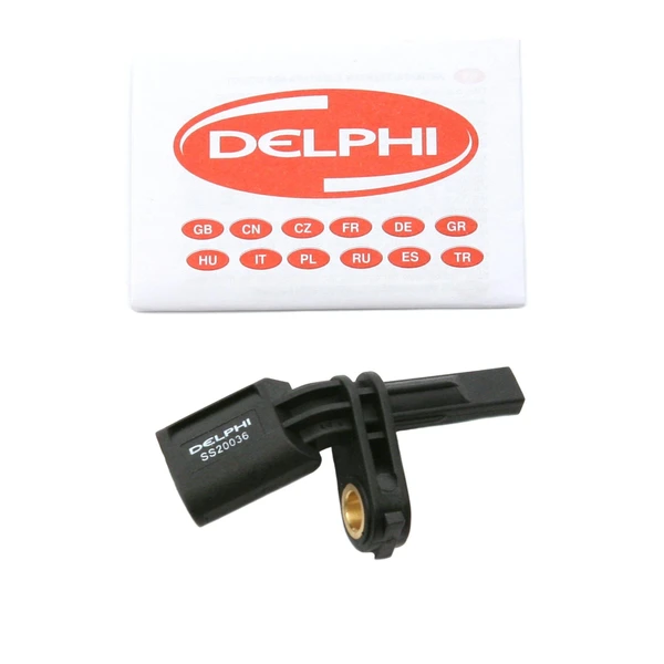 ABS Wheel Speed Sensor - Front Right Passenger Side - Delphi SS20036