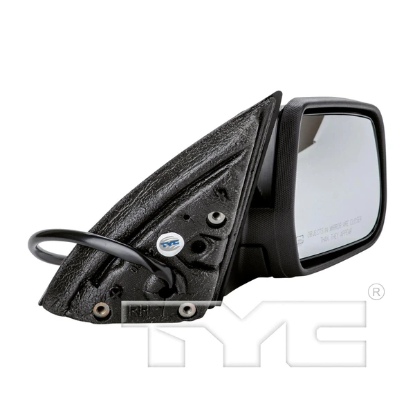 Power adjustable TYC mirror detailed
