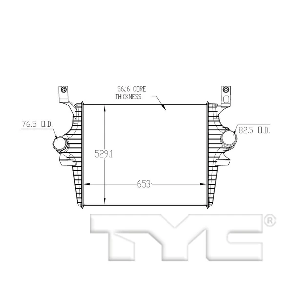 Intercooler - TYC 18033