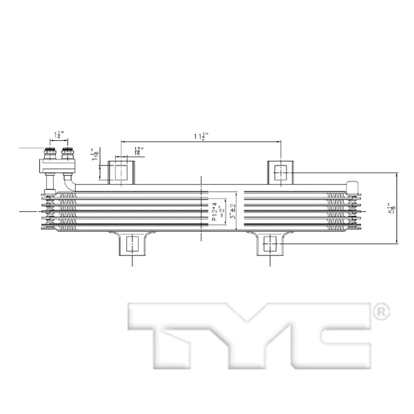 Automatic Transmission Oil Cooler - TYC 19061