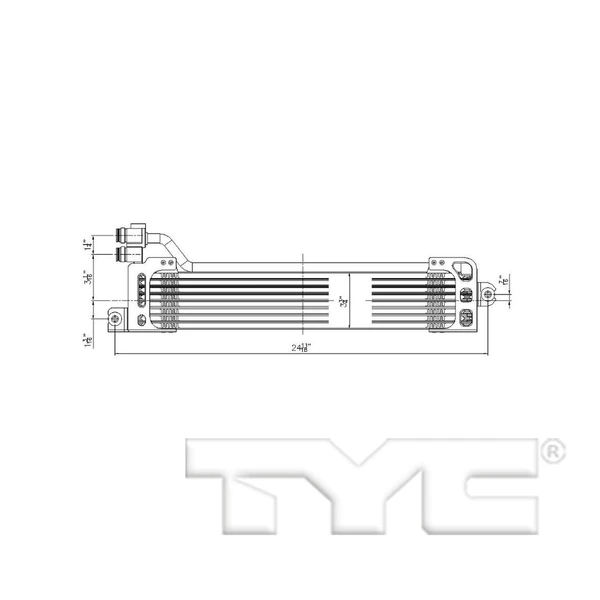 Automatic Transmission Oil Cooler - TYC 19062