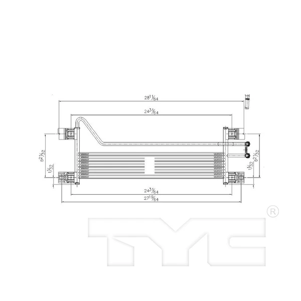 Automatic Transmission Oil Cooler - TYC 19082