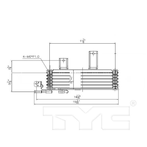 Automatic Transmission Oil Cooler - TYC 19094