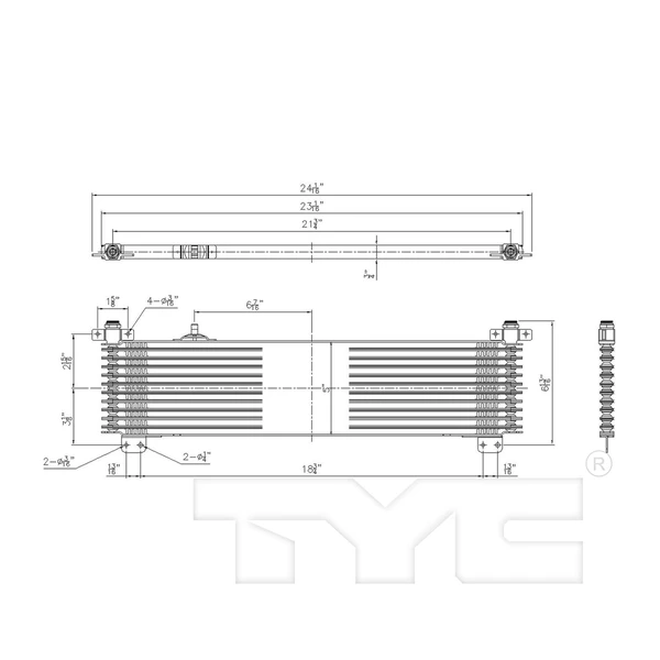 Automatic Transmission Oil Cooler - TYC 19145