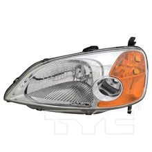 TYC 20-5950-01-9 Headlight, Left Driver Side