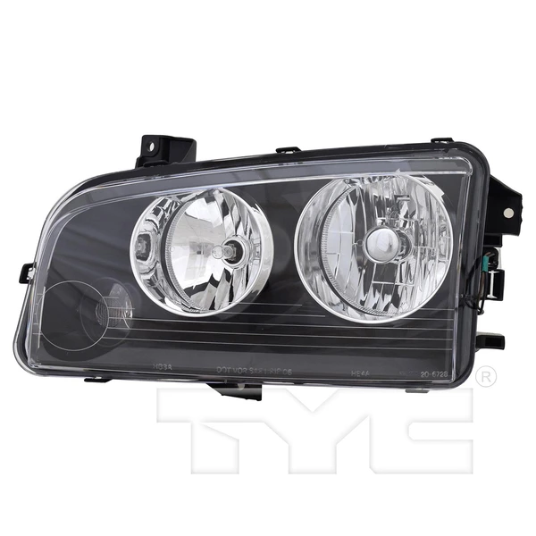 TYC 20-6728-90-9 Headlight, Left Driver Side