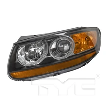 TYC 20-6808-00-9 Headlight, Left Driver Side