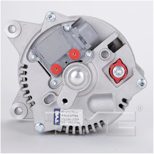 Alternator - Upper - TYC 2-07764