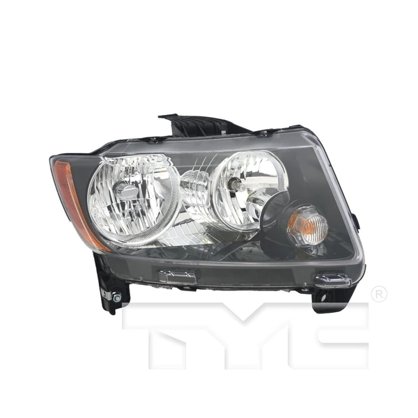 TYC 20-9165-80 Headlight, Right Passenger Side