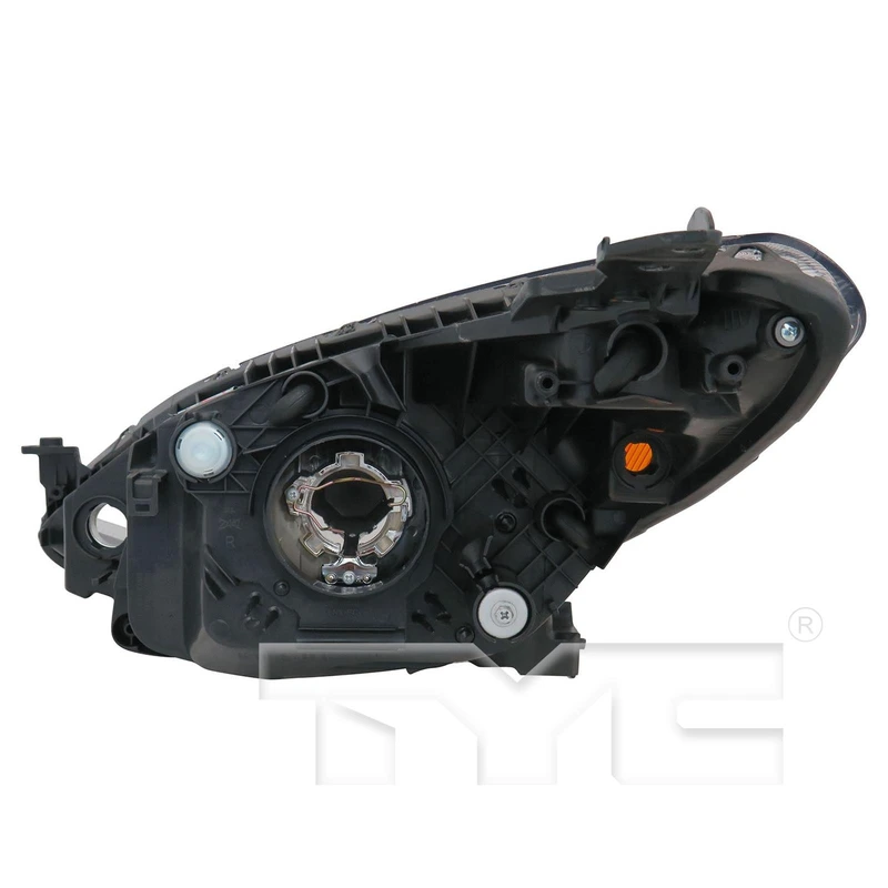 TYC headlight installed on Mazda 2