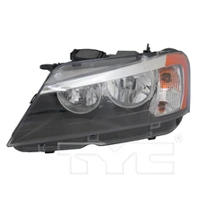 TYC 20-9584-00-9 Headlight, Left Driver Side
