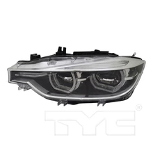 TYC 20-9818-00 Headlight, Left Driver Side