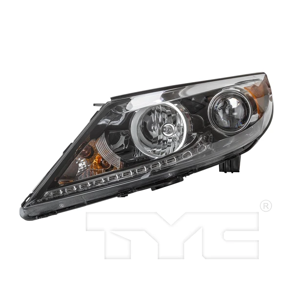 TYC 20-12560-00 Headlight, Left Driver Side