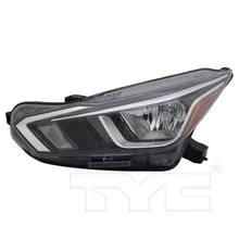 TYC 20-17320-00 Headlight, Left Driver Side