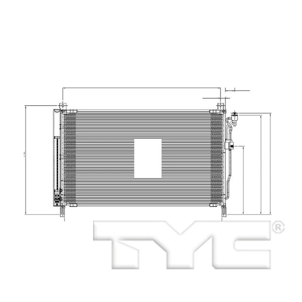 A/C Condenser - TYC 30003