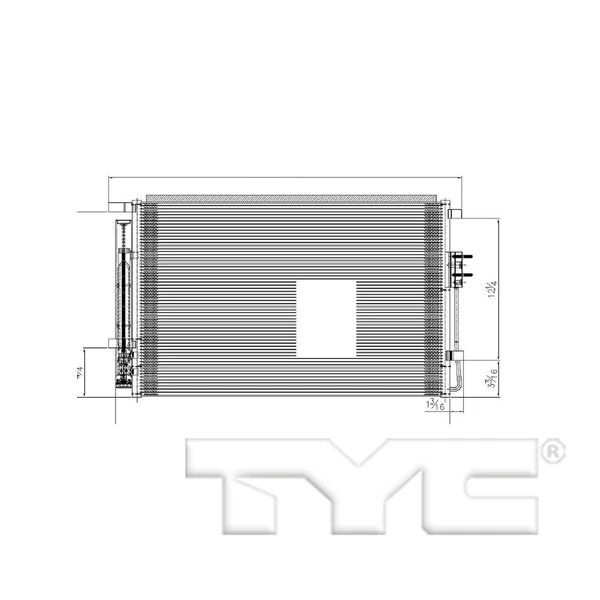 A/C Condenser - TYC 30015