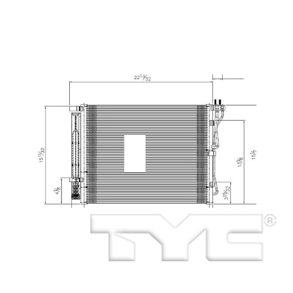A/C Condenser - TYC 30019