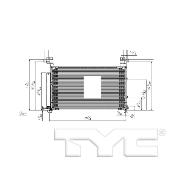 A/C Condenser - TYC 30021