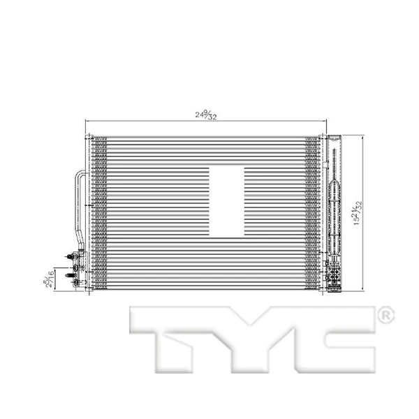 A/C Condenser - TYC 30026