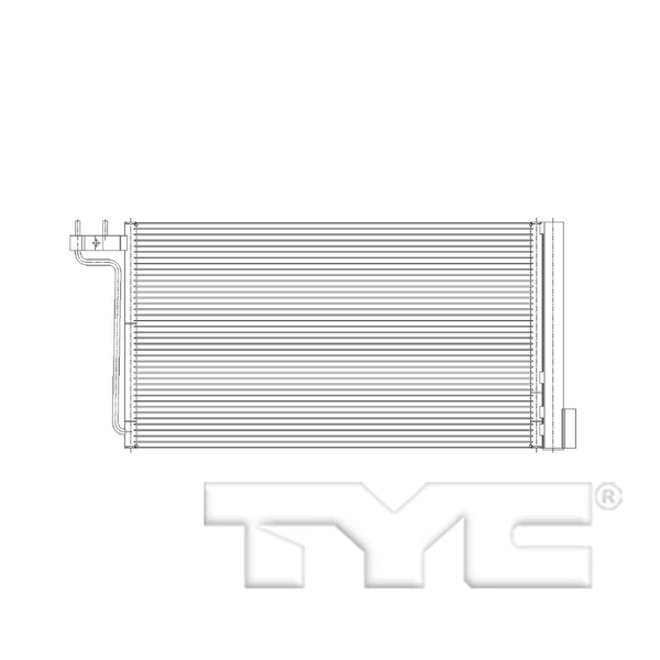 A/C Condenser - TYC 4914