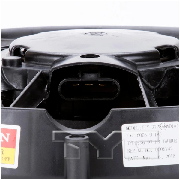 Engine Cooling Fan Assembly - Left Driver Side - TYC 600310