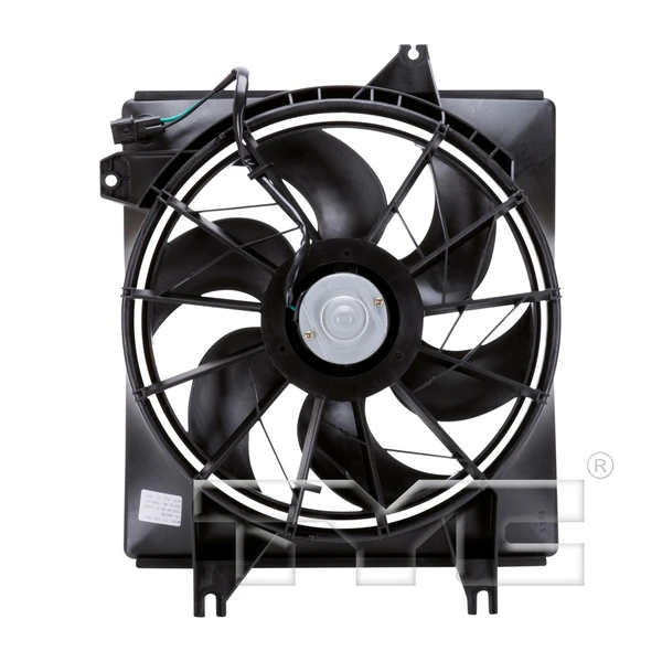 Engine Cooling Fan Assembly - Left Driver Side - TYC 600480