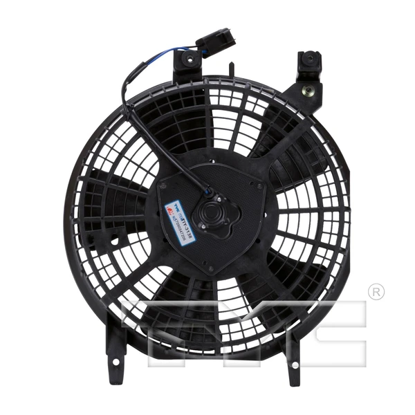 A/C Condenser Fan Assembly - Right Passenger Side - TYC 610150