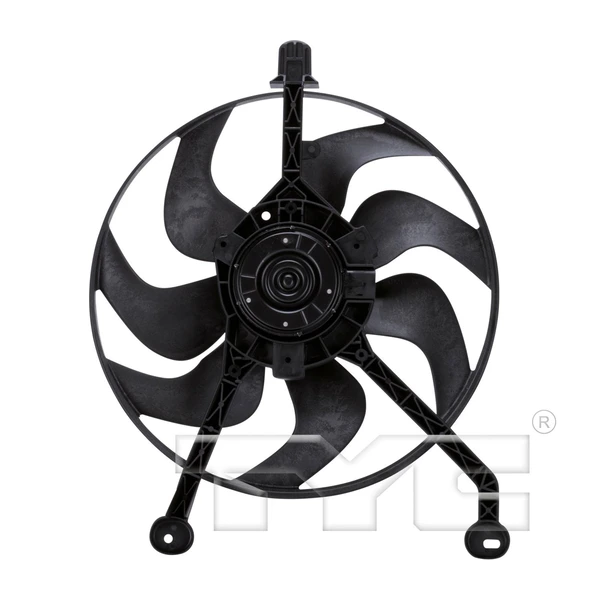 A/C Condenser Fan Assembly - Right Passenger Side - TYC 610230