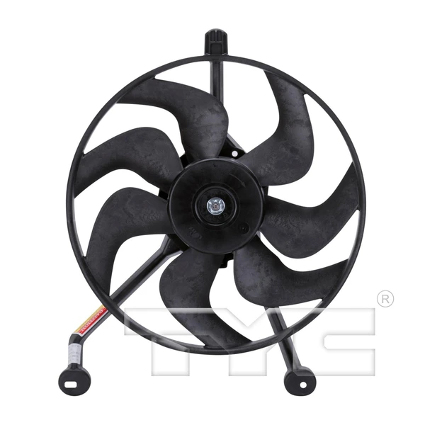 A/C Condenser Fan Assembly - Right Passenger Side - TYC 610230