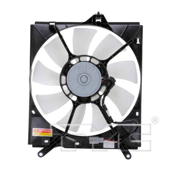 A/C Condenser Fan Assembly - Right Passenger Side - TYC 610370