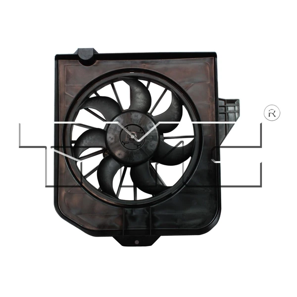 A/C Condenser Fan Assembly - Right Passenger Side - TYC 610390T