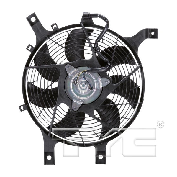 A/C Condenser Fan Assembly - Right Passenger Side - TYC 610630