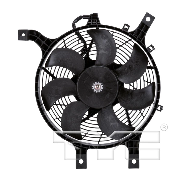 A/C Condenser Fan Assembly - Right Passenger Side - TYC 610630