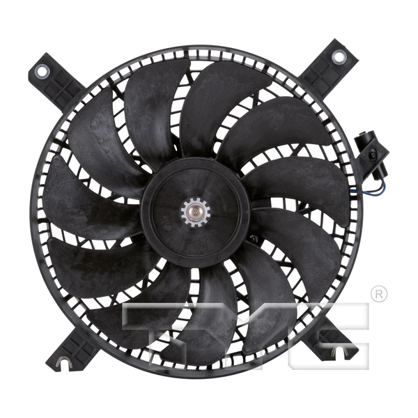 A/C Condenser Fan Assembly - Right Passenger Side - TYC 610660