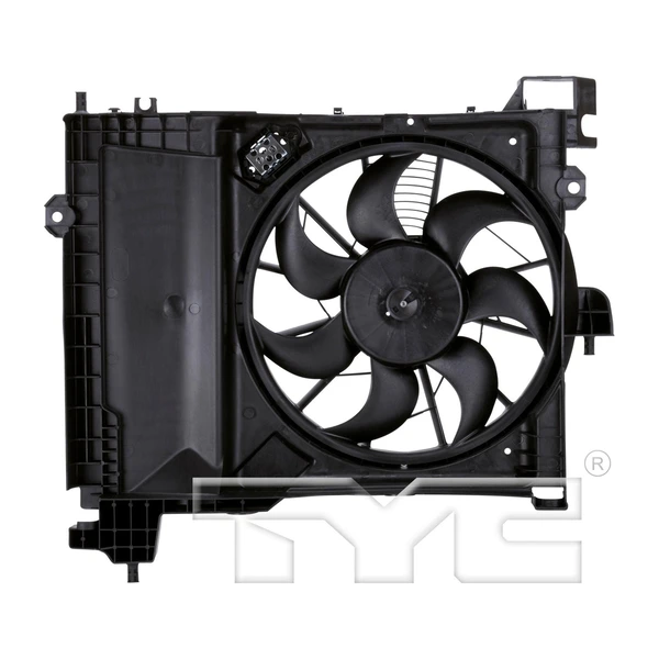 A/C Condenser Fan Assembly - Right Passenger Side - TYC 610830