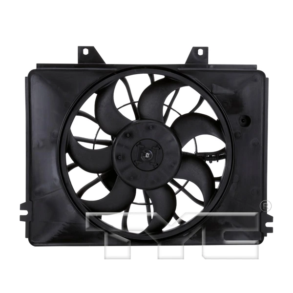 A/C Condenser Fan Assembly - Right Passenger Side - TYC 610840