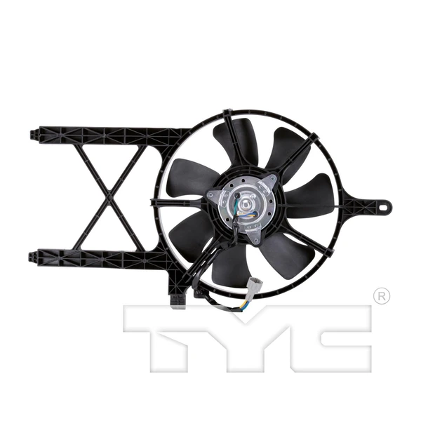 A/C Condenser Fan Assembly - Right Passenger Side - TYC 610960