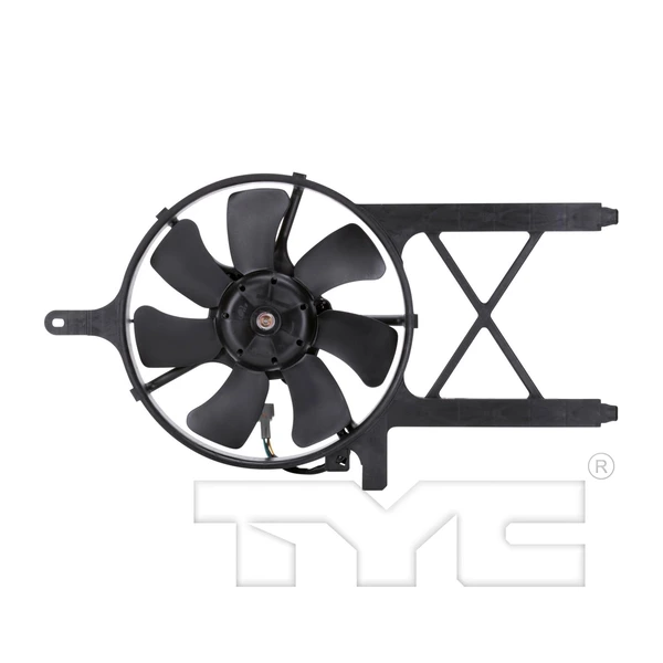 A/C Condenser Fan Assembly - Right Passenger Side - TYC 610960